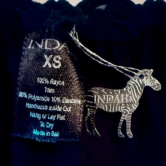 Indah Black Asymmetrical Layered Maxi Skirt - Picture 10 of 15